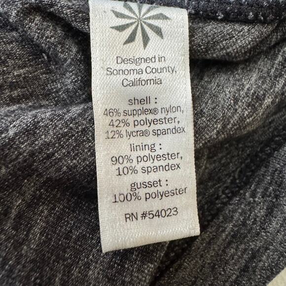 ATHLETA Excursion Skort Skirt Charcoal Gray Size S - Picture 3 of 7